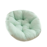 Maxbell Hanging Egg Chair Cushion Round Soft Floor Pillow for Living Room Home Porch Light Green