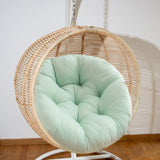 Maxbell Hanging Egg Chair Cushion Round Soft Floor Pillow for Living Room Home Porch Light Green