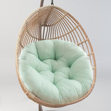 Maxbell Hanging Egg Chair Cushion Round Soft Floor Pillow for Living Room Home Porch Light Green