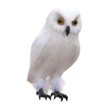 Maxbell Owl Statue Decoration Collection Funny Owl Figurine for Home Patio Fireplace Style A