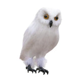 Maxbell Owl Statue Decoration Collection Funny Owl Figurine for Home Patio Fireplace Style A