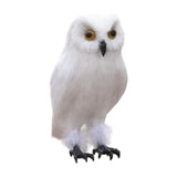 Maxbell Owl Statue Decoration Collection Funny Owl Figurine for Home Patio Fireplace Style A