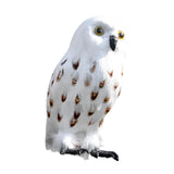 Maxbell Owl Statue Decoration Collection Funny Owl Figurine for Home Patio Fireplace Style B