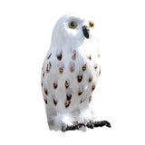 Maxbell Owl Statue Decoration Collection Funny Owl Figurine for Home Patio Fireplace Style B