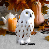 Maxbell Owl Statue Decoration Collection Funny Owl Figurine for Home Patio Fireplace Style B