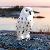 Maxbell Owl Statue Decoration Collection Funny Owl Figurine for Home Patio Fireplace Style B