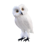 Maxbell Owl Statue Decoration Collection Funny Owl Figurine for Home Patio Fireplace Style C