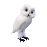 Maxbell Owl Statue Decoration Collection Funny Owl Figurine for Home Patio Fireplace Style D