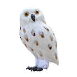 Maxbell Owl Statue Decoration Collection Funny Owl Figurine for Home Patio Fireplace Style E