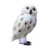 Maxbell Owl Statue Decoration Collection Funny Owl Figurine for Home Patio Fireplace Style F