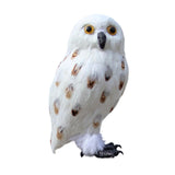 Maxbell Owl Statue Decoration Collection Funny Owl Figurine for Home Patio Fireplace Style F