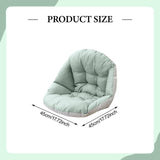 Maxbell Swing Chair Cushion Hanging Basket Seat Cushion Pillow for Home Office Patio Green