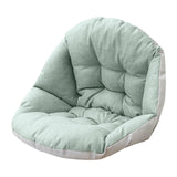 Maxbell Swing Chair Cushion Hanging Basket Seat Cushion Pillow for Home Office Patio Green