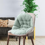 Maxbell Swing Chair Cushion Hanging Basket Seat Cushion Pillow for Home Office Patio Green