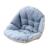 Maxbell Swing Chair Cushion Hanging Basket Seat Cushion Pillow for Home Office Patio Blue