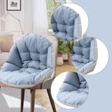 Maxbell Swing Chair Cushion Hanging Basket Seat Cushion Pillow for Home Office Patio Blue