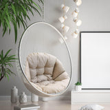 Maxbell Swing Chair Cushion Hanging Basket Seat Cushion Pillow for Home Office Patio Camel