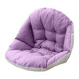 Maxbell Swing Chair Cushion Hanging Basket Seat Cushion Pillow for Home Office Patio Purple