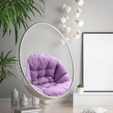 Maxbell Swing Chair Cushion Hanging Basket Seat Cushion Pillow for Home Office Patio Purple