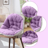 Maxbell Swing Chair Cushion Hanging Basket Seat Cushion Pillow for Home Office Patio Purple