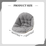 Maxbell Swing Chair Cushion Hanging Basket Seat Cushion Pillow for Home Office Patio Gray