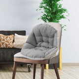 Maxbell Swing Chair Cushion Hanging Basket Seat Cushion Pillow for Home Office Patio Gray