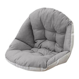 Maxbell Swing Chair Cushion Hanging Basket Seat Cushion Pillow for Home Office Patio Gray