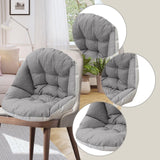 Maxbell Swing Chair Cushion Hanging Basket Seat Cushion Pillow for Home Office Patio Gray