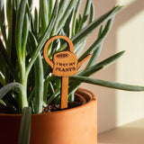 Maxbell 2Pcs Plant Labels Yard Art Decor Decorations Creative Flower Pot Decor Signs