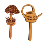 Maxbell 2Pcs Plant Labels Yard Art Decor Decorations Creative Flower Pot Decor Signs