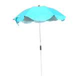 Maxbell Plant Umbrella for Garden Beds Telescopic Ground Stake Sunblock Sturdy Shade