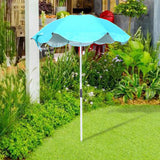 Maxbell Plant Umbrella for Garden Beds Telescopic Ground Stake Sunblock Sturdy Shade