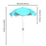 Maxbell Plant Umbrella for Garden Beds Telescopic Ground Stake Sunblock Sturdy Shade