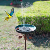 Maxbell Iron Bird Bath for Outdoor Weatherproof Birdfeeder for Lawn Outside Backyard