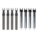 Maxbell 4x Utility Wagon Table Pole Fittings Lifting Tube for Fishing Hiking Camping M8 Nuts