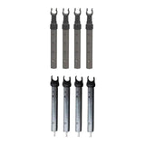 Maxbell 4x Utility Wagon Table Pole Fittings Lifting Tube for Fishing Hiking Camping M8 Nuts