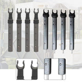 Maxbell 4x Utility Wagon Table Pole Fittings Lifting Tube for Fishing Hiking Camping M8 Nuts