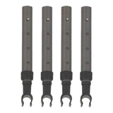 Maxbell 4x Utility Wagon Table Pole Fittings Lifting Tube for Fishing Hiking Camping M8 Nuts