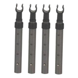Maxbell 4x Utility Wagon Table Pole Fittings Lifting Tube for Fishing Hiking Camping M8 Nuts