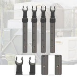 Maxbell 4x Utility Wagon Table Pole Fittings Lifting Tube for Fishing Hiking Camping M8 Nuts