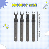 Maxbell 4x Utility Wagon Table Pole Fittings Lifting Tube for Fishing Hiking Camping M8 Nuts