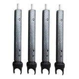 Maxbell 4x Utility Wagon Table Pole Fittings Lifting Tube for Fishing Hiking Camping M6 Nuts