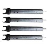 Maxbell 4x Utility Wagon Table Pole Fittings Lifting Tube for Fishing Hiking Camping M6 Nuts