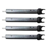 Maxbell 4x Utility Wagon Table Pole Fittings Lifting Tube for Fishing Hiking Camping M6 Nuts