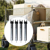Maxbell 4x Utility Wagon Table Pole Fittings Lifting Tube for Fishing Hiking Camping M6 Nuts