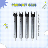 Maxbell 4x Utility Wagon Table Pole Fittings Lifting Tube for Fishing Hiking Camping M6 Nuts