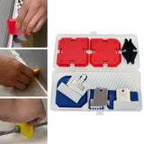 Maxbell Caulking Tool Set Reusable Sealant Finishing Tools for Skirting Brick Toilet