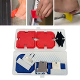 Maxbell Caulking Tool Set Reusable Sealant Finishing Tools for Skirting Brick Toilet