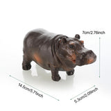 Maxbell Air Bubbler Hippo Fish Tank Bubbler Decoration for Hermit Crab Tank Aquarium 14.5cmx7cmx5.3cm