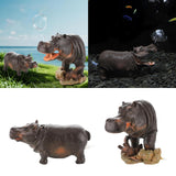 Maxbell Air Bubbler Hippo Fish Tank Bubbler Decoration for Hermit Crab Tank Aquarium 14.5cmx7cmx5.3cm